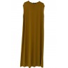 Robe longue élastique sans manches grande taille