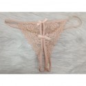 String sexy ouvert en dentelle