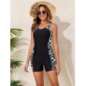 Maillot de Bain Femme 1 Pièce Shorts