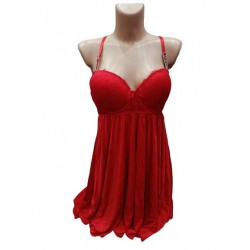 Nuisette avec string -rouge