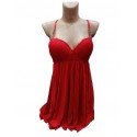 Nuisette avec string -rouge