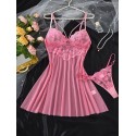 Nuisette sexy avec string -rose