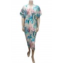 Robe d'été longue demi manches oversize
