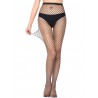 Collant bas en petite maille-Noir
