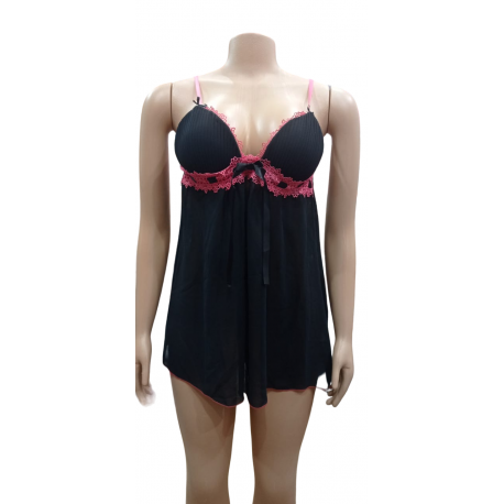 Nuisette avec string - rose