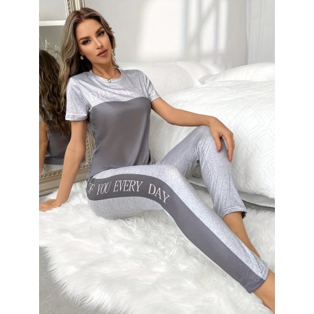 Ensemble pyjama 2 pièces manches courtes