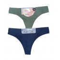 pack 2 strings invisible en coton